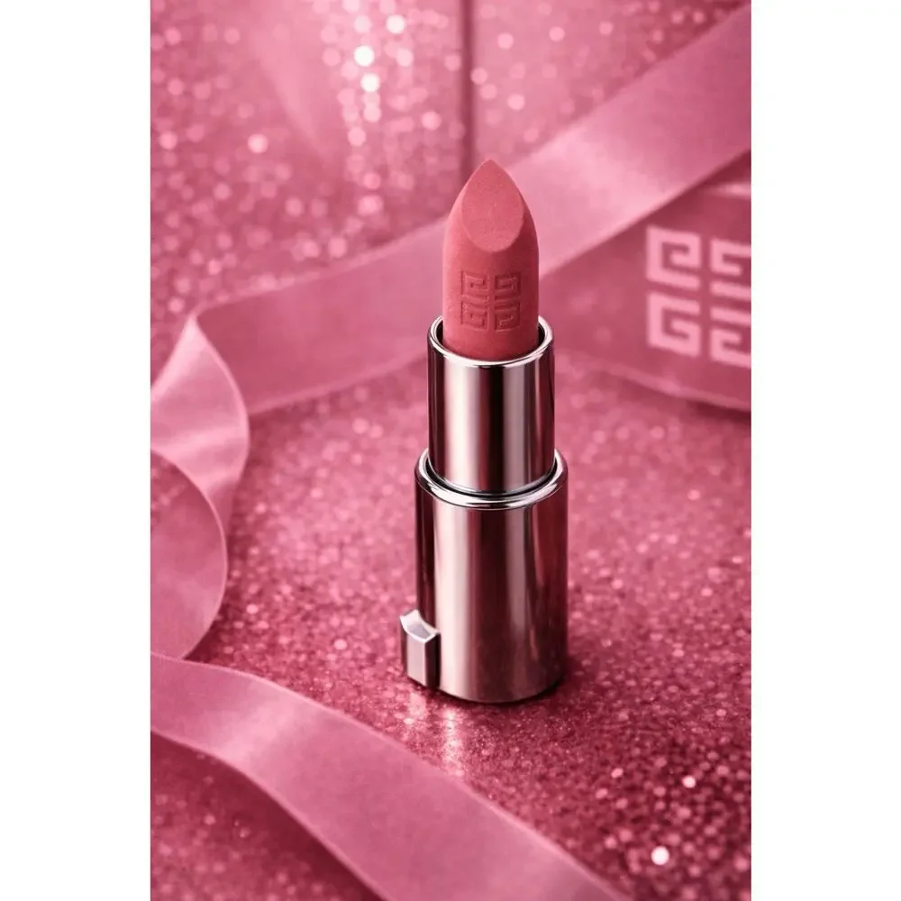 RARE Givenchy Le Rouge Sheer Velvet 23 Rose Dentelle Pink Refillable Matte